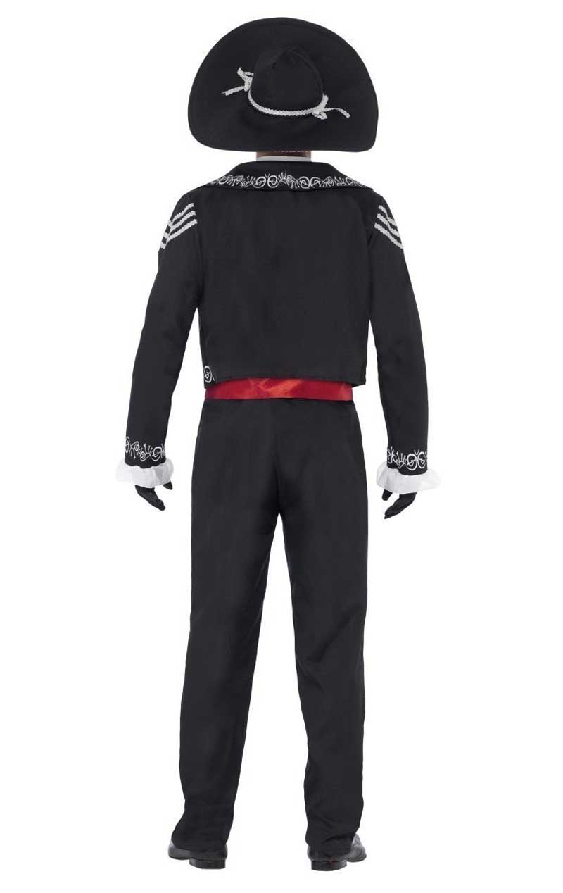 Mens Day of the Dead Senor Bones Costume