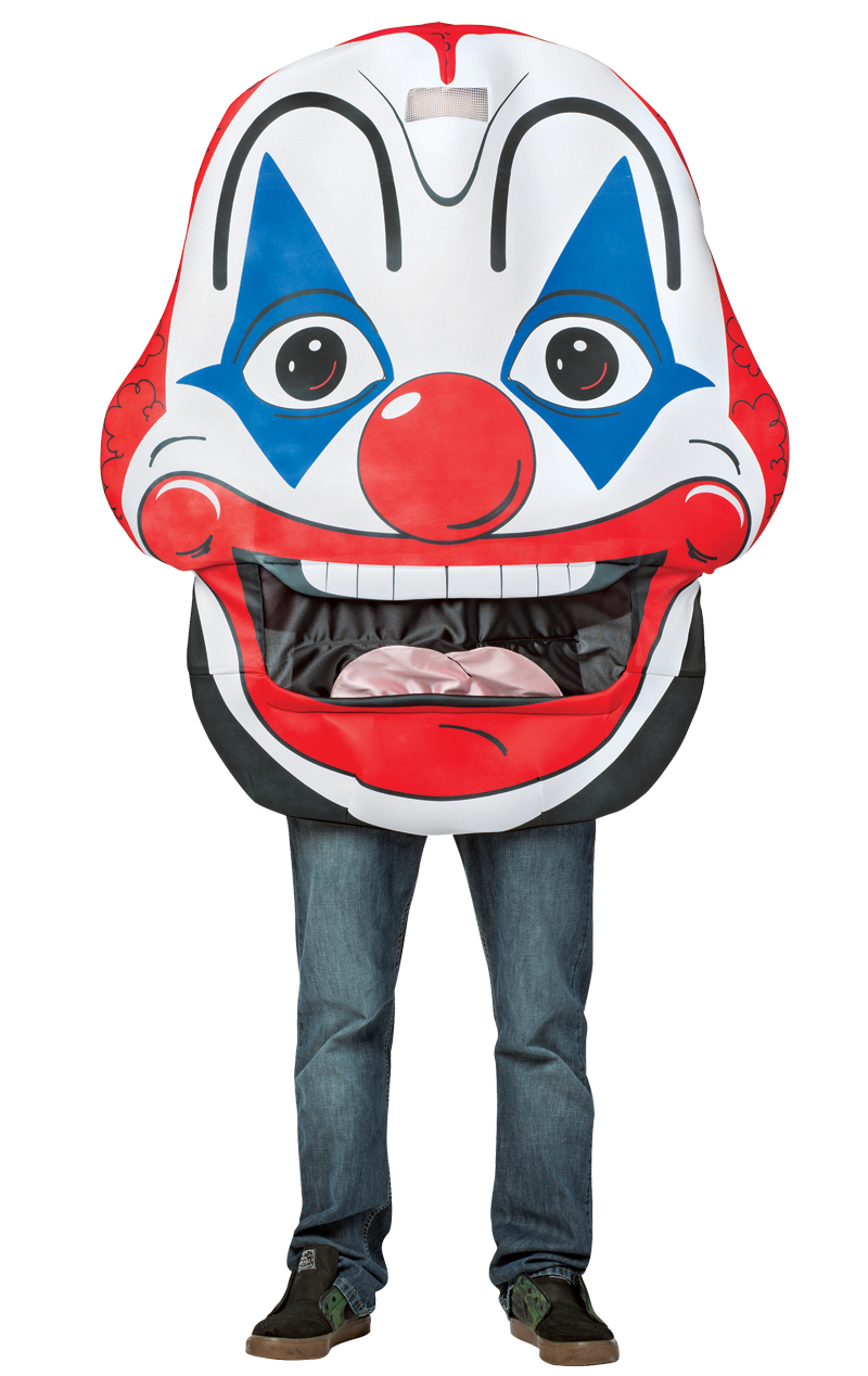 Adult Giant Clown Face Costume