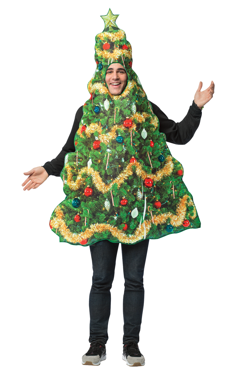 Mens Giant Christmas Tree Costume