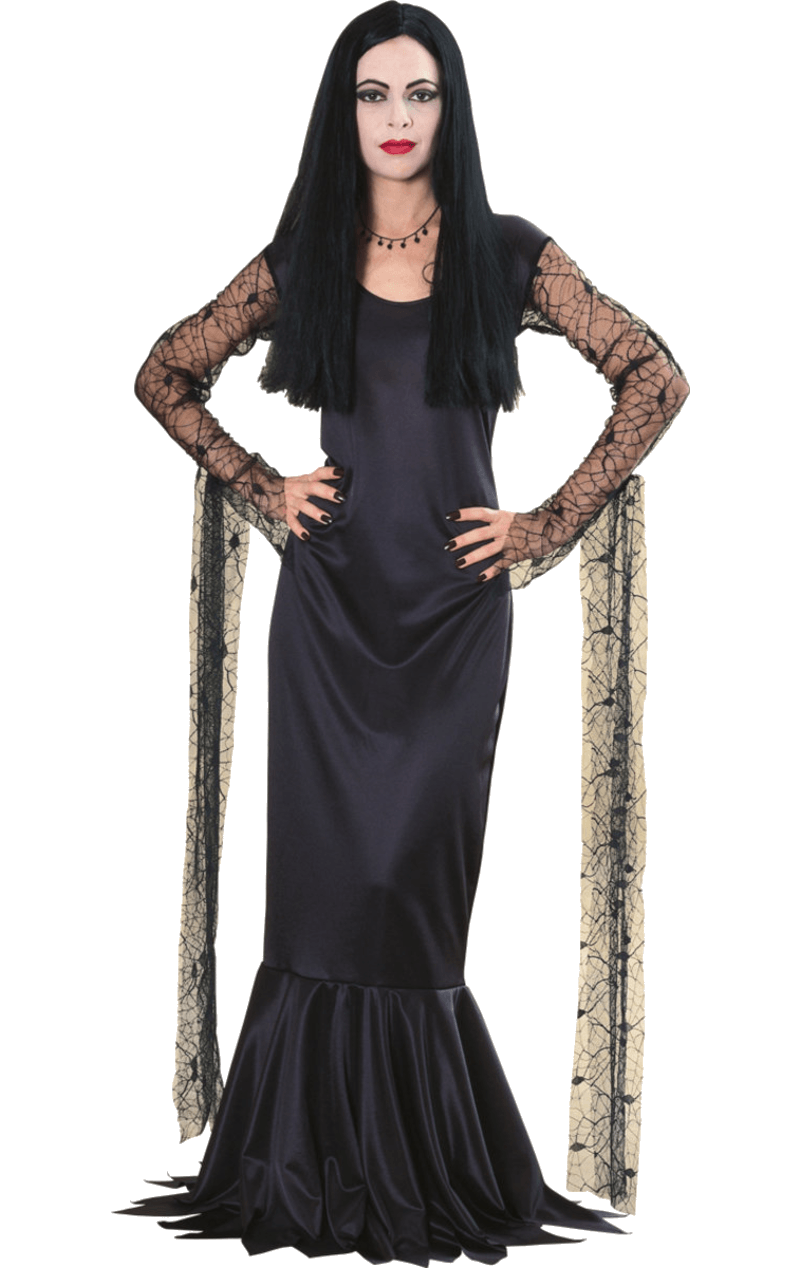 Womens Addams Family Morticia Addams Costume