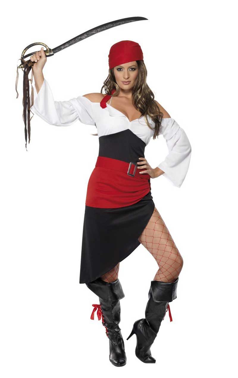 Adult Sassy Pirate Costume
