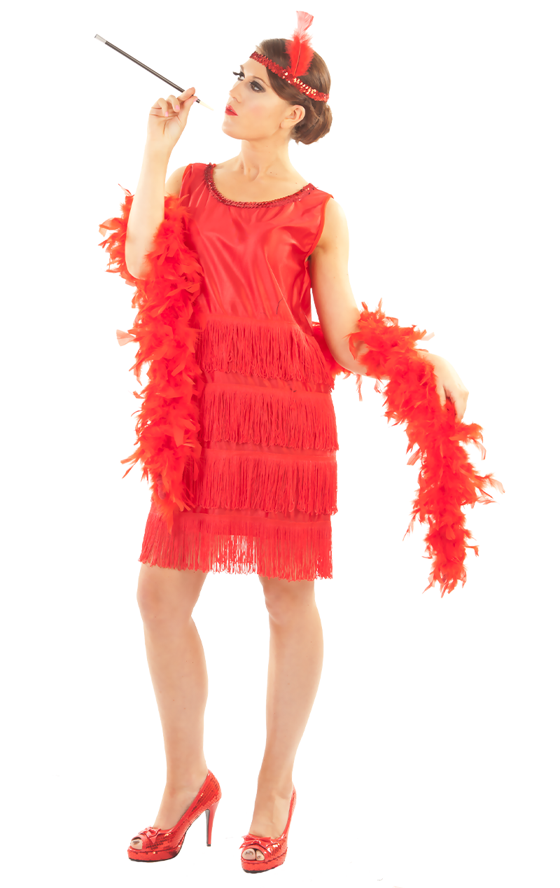 Roaring 20s Flapper Red Costume