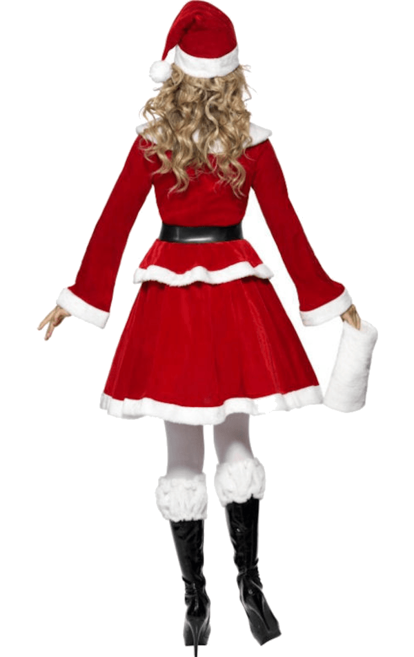 Womens Miss Elegant Santa Costume