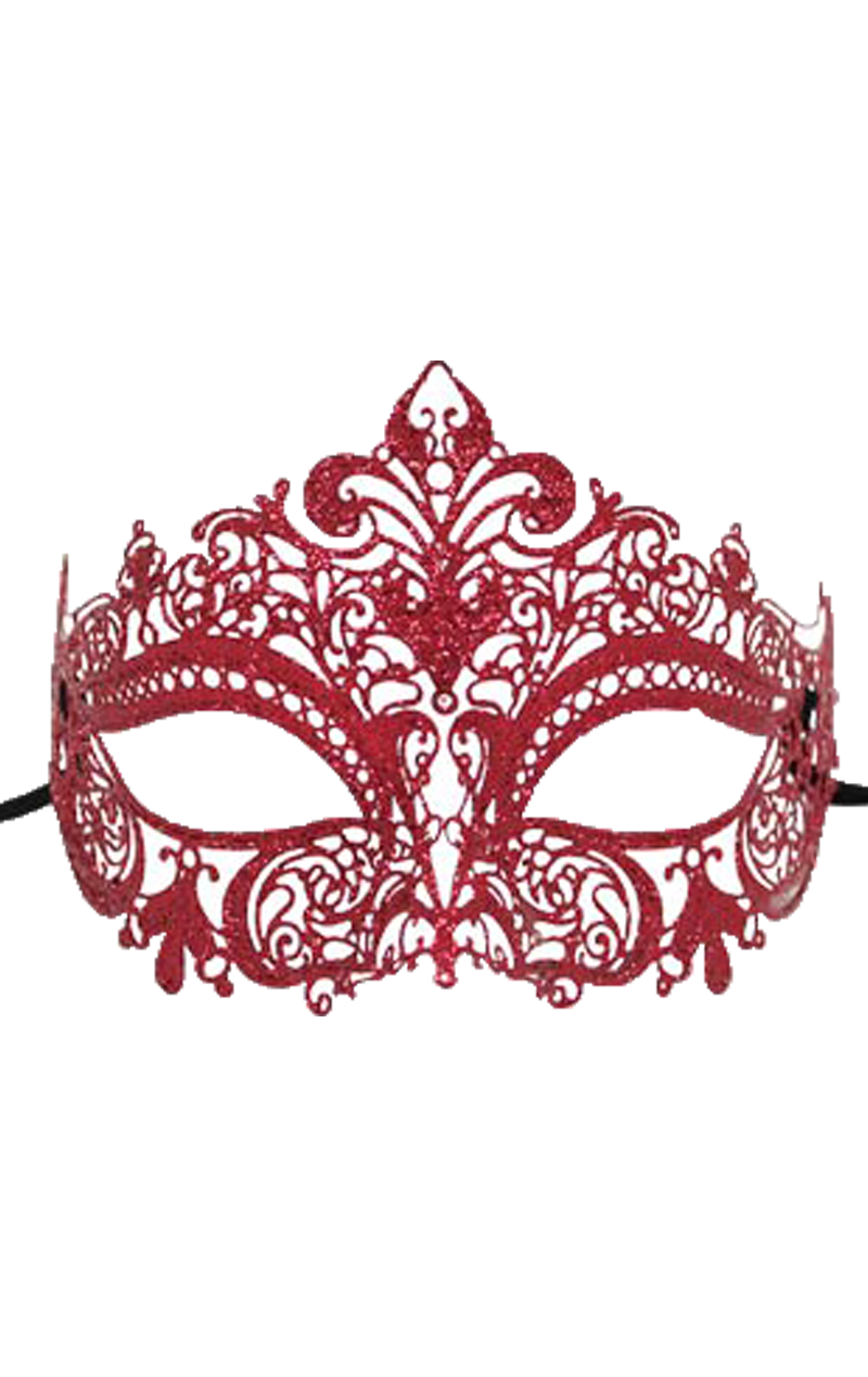Metal Masquerade Facepiece - Various Colours