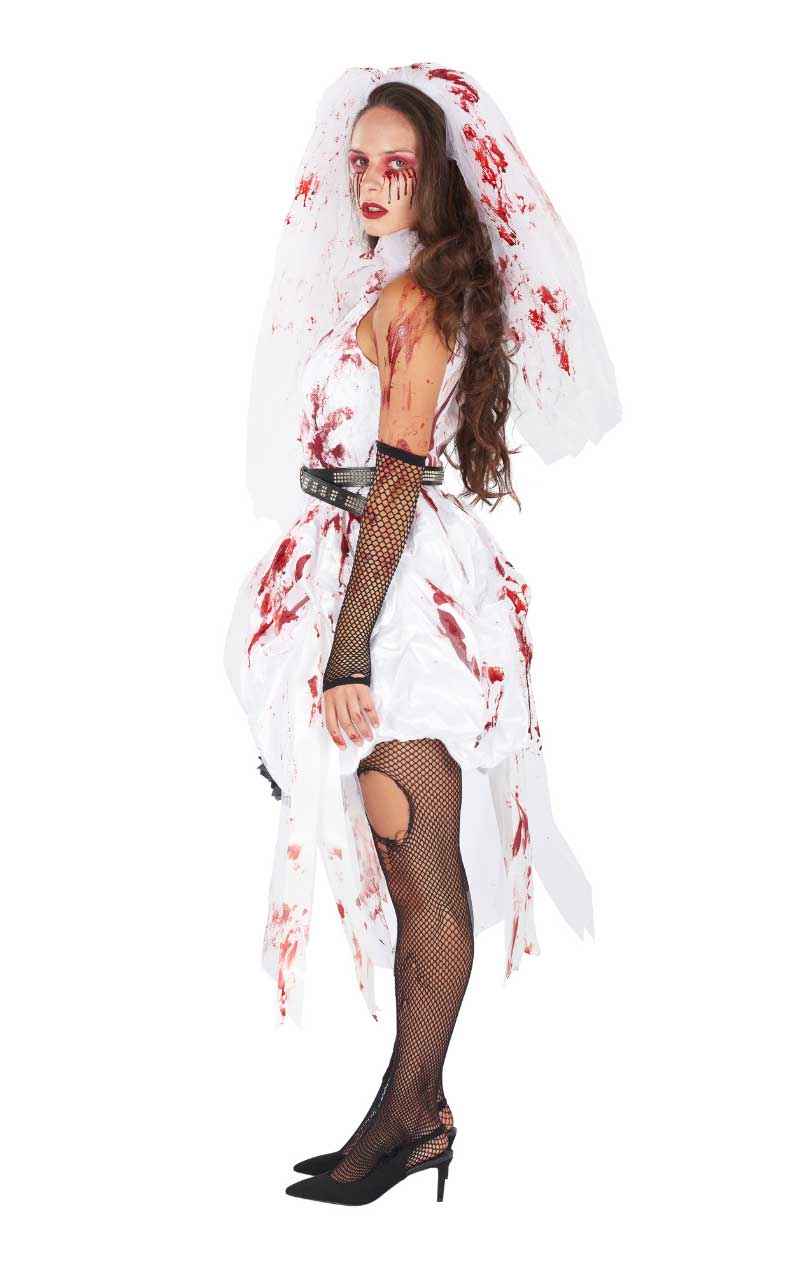 Womens Bloody Bride Halloween Costume