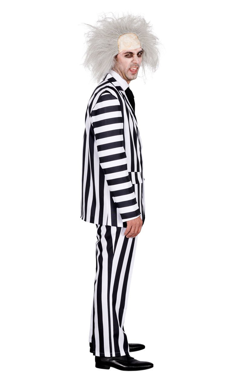 Adult Black and White Halloween Suit - Joke.co.uk