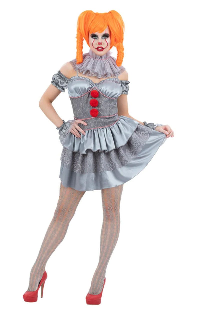 Adult Chapter 2 Pennywise Mini Dress Costume - Joke.co.uk