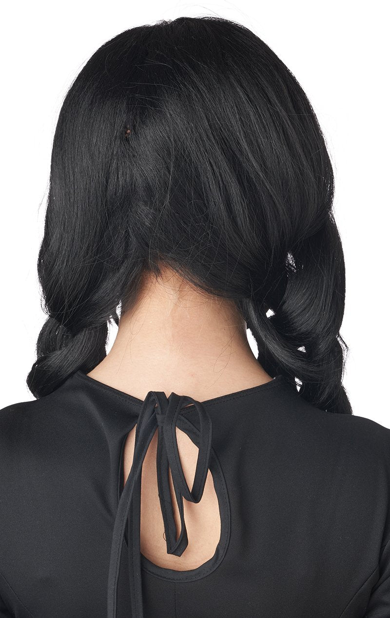 Adult Dark Braids Halloween Wig - Joke.co.uk