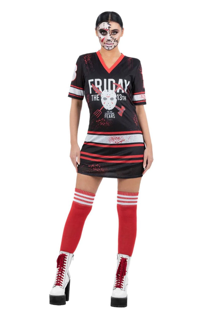 Adult Friday 13th Jason Voorhees Hockey Dress - Joke.co.uk