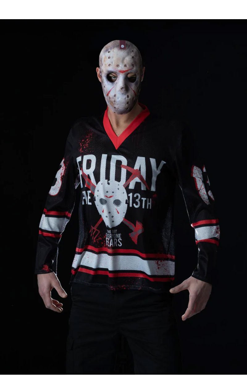 Adult Friday 13th Jason Voorhees Hockey Top - Joke.co.uk