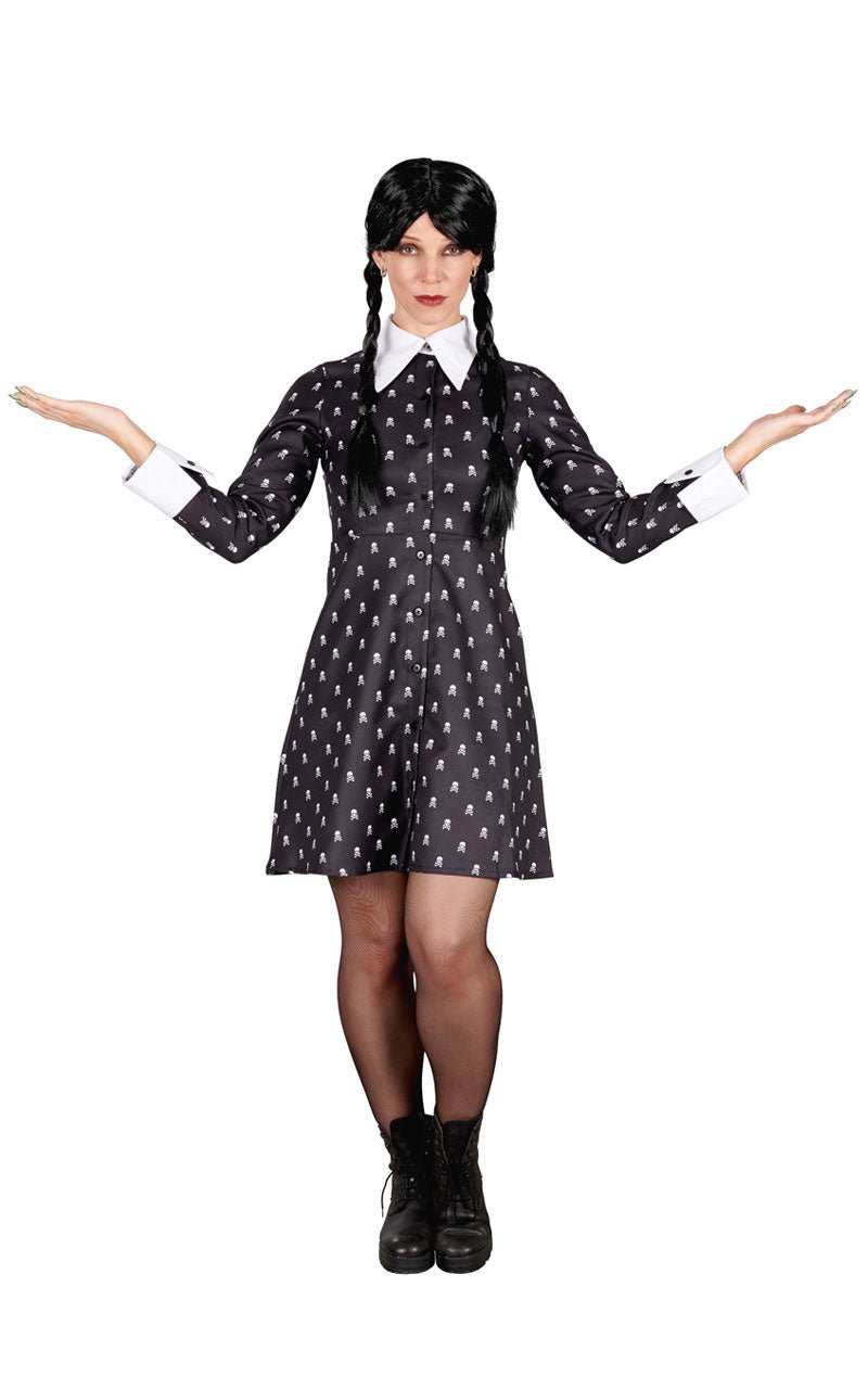 Adult Gothic Girl Dress - Joke.co.uk