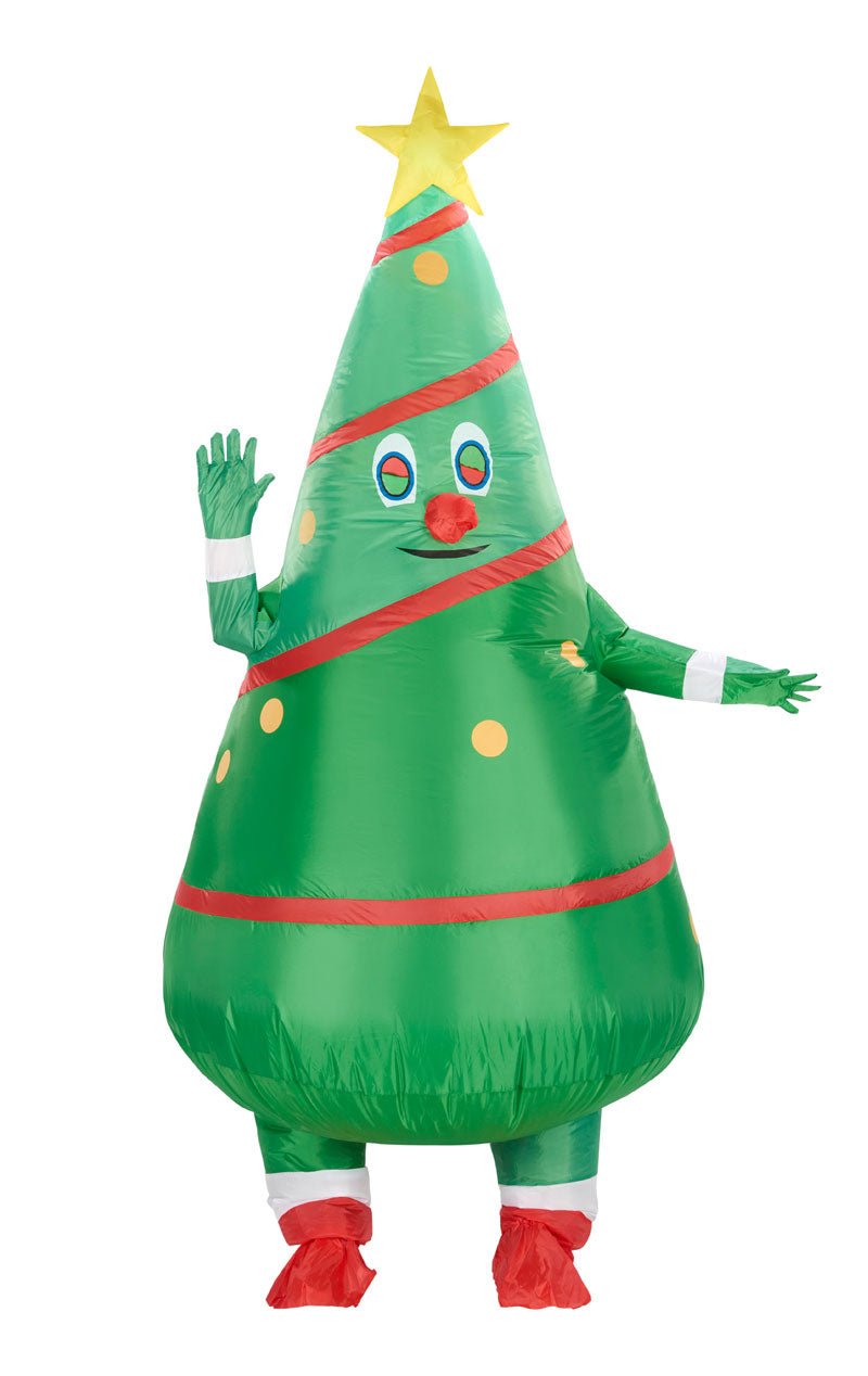 Adult Inflatable Christmas Tree Costume - Joke.co.uk
