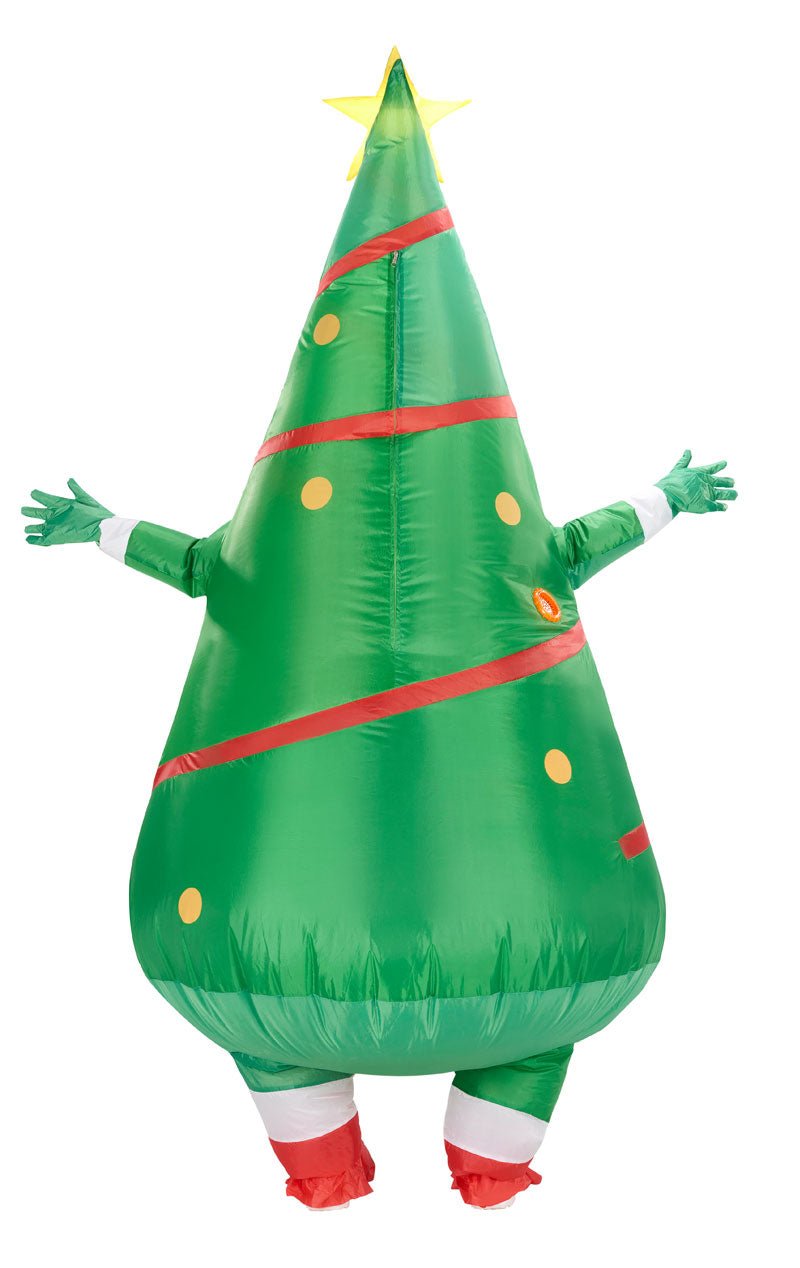 Adult Inflatable Christmas Tree Costume - Joke.co.uk