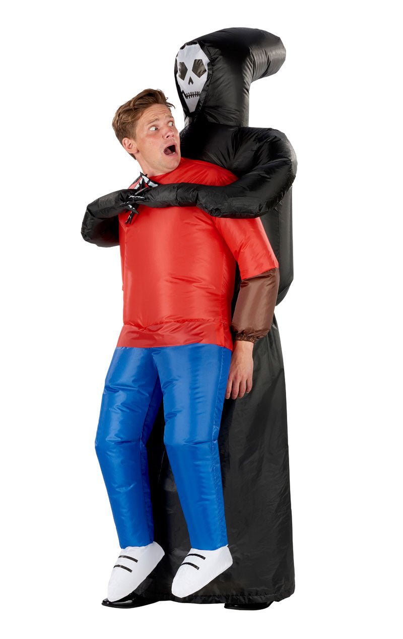 Adult Inflatable Grim Reaper Costume - Joke.co.uk