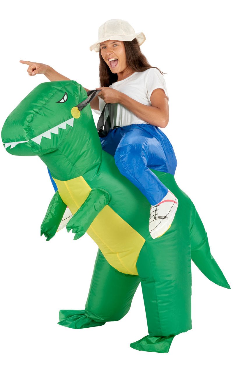Adult Inflatable Ride On Dinosaur Costume - Joke.co.uk