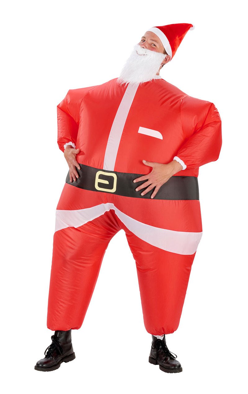 Adult Inflatable Santa Costume - Joke.co.uk