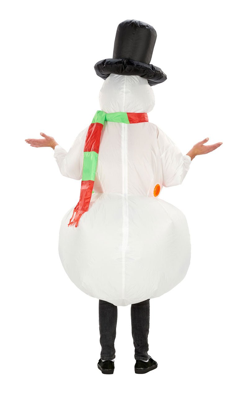 Adult Inflatable Snowman Costume - Joke.co.uk