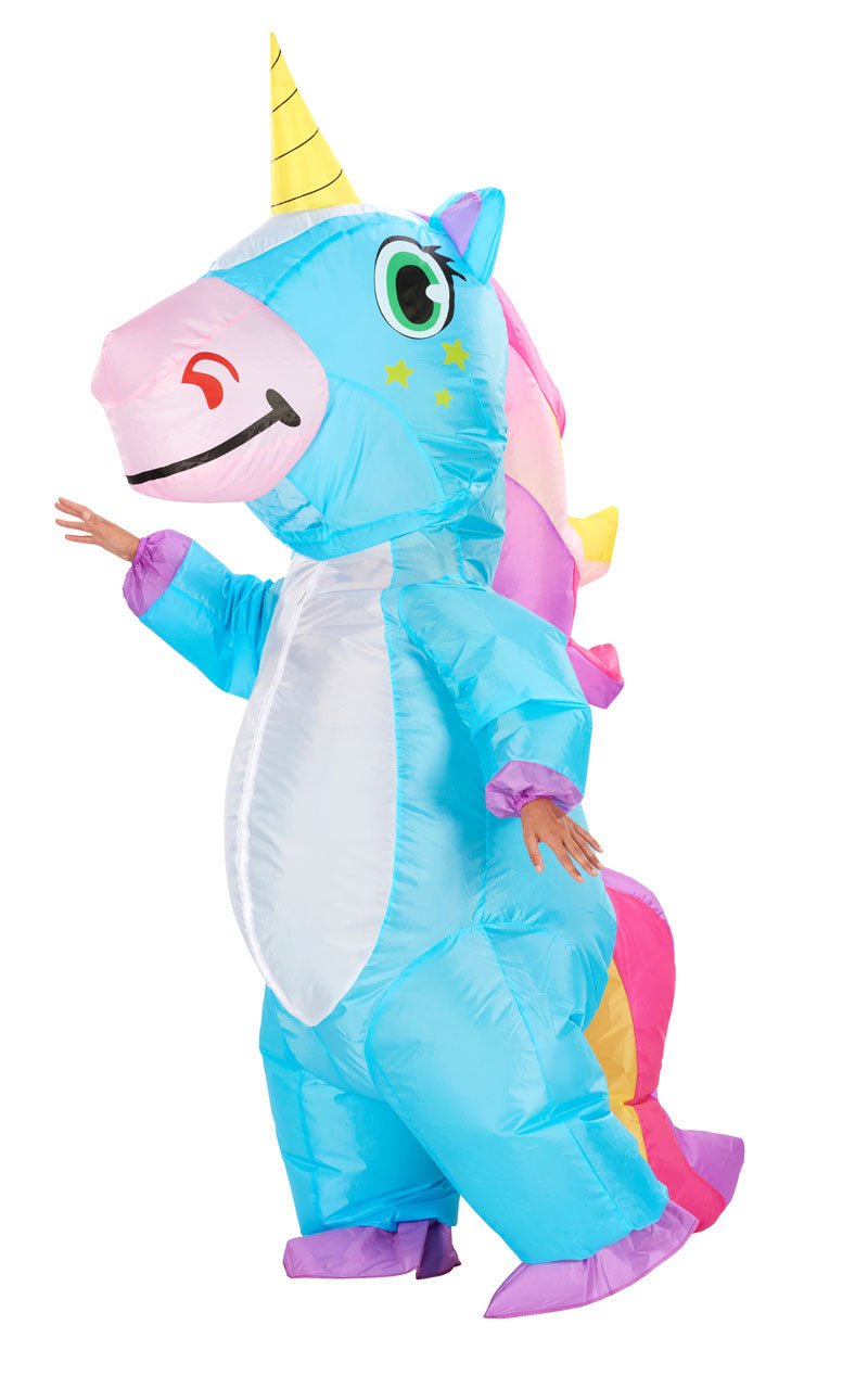 Adult Inflatable Unicorn Costume - Joke.co.uk
