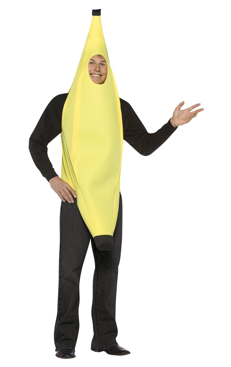 Adult Lightweight Banana Costume - Joke.co.uk
