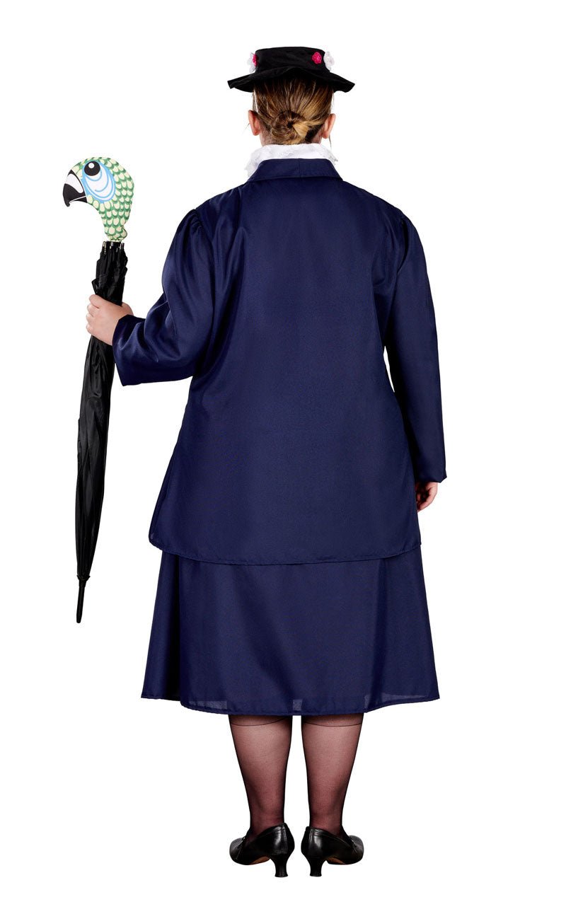 Adult Plus Size Magical Nanny Costume - Joke.co.uk