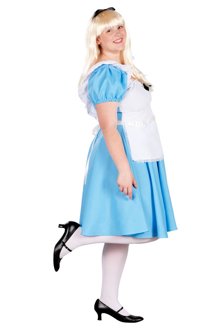 Adult Plus Size Traditional Alice Costume - Joke.co.uk