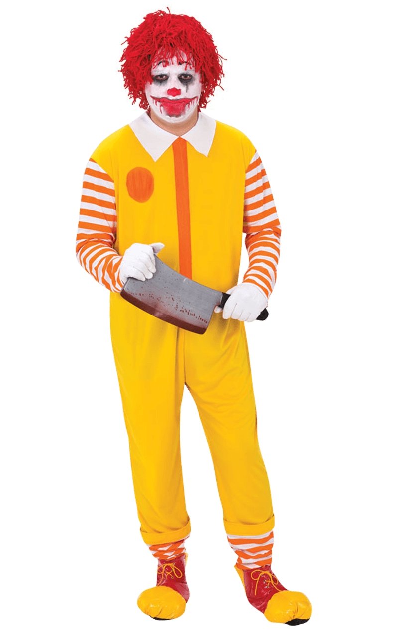 Adult Ronald McDonald Costume - Joke.co.uk