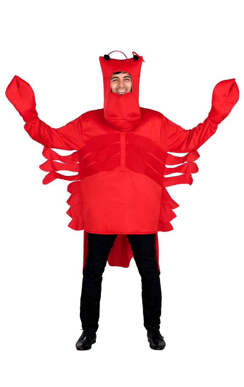 Adult Unisex Red Lobster Costume - Joke.co.uk
