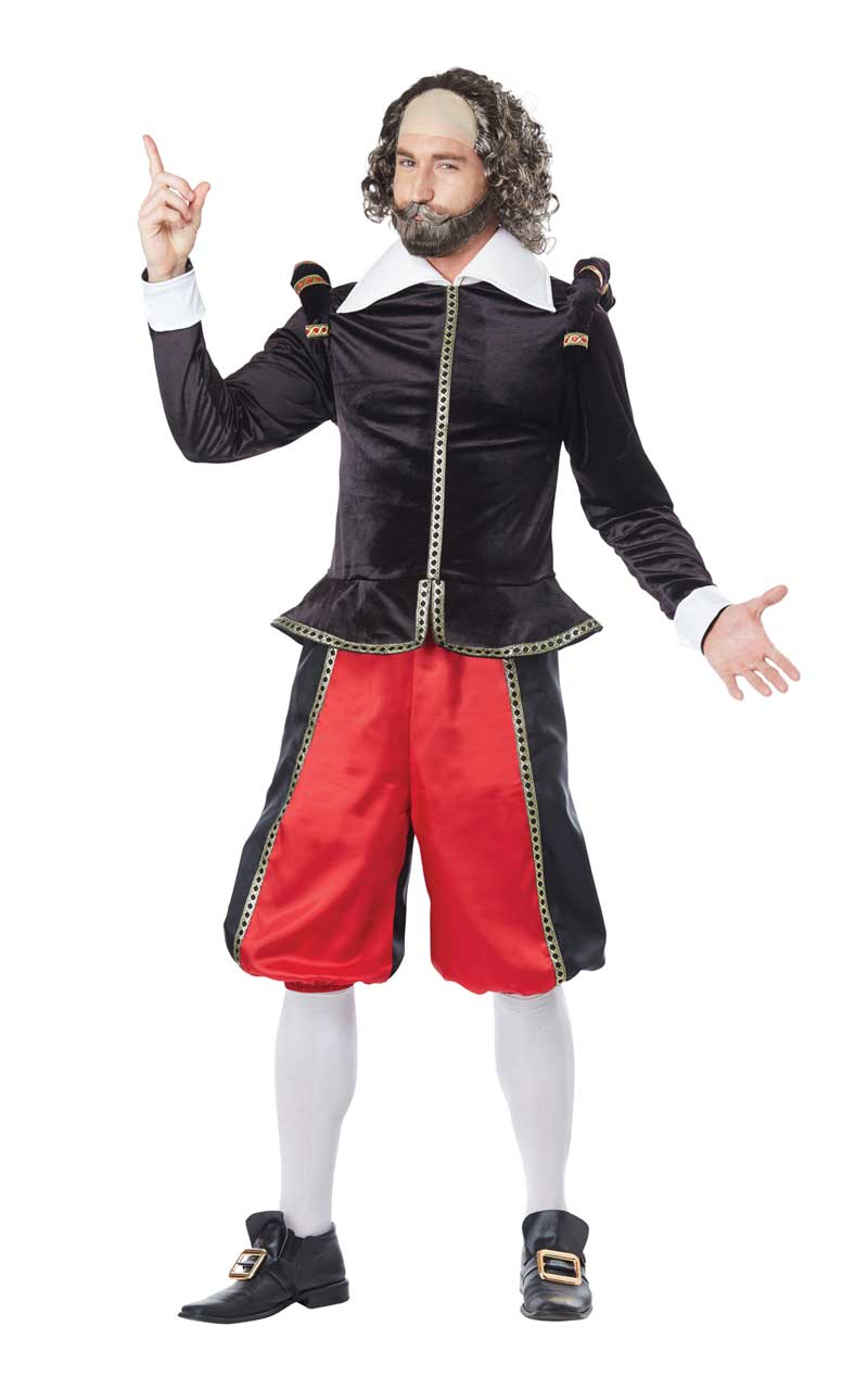 Adult William Shakespeare Costume - Joke.co.uk