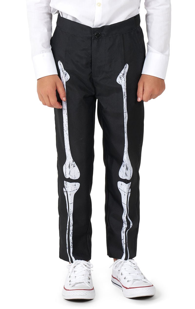 Boys Skeleton Grunge Halloween OppoSuit - Joke.co.uk