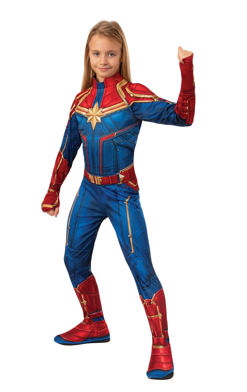 Child Captain Marvel Costume - Joke.co.uk