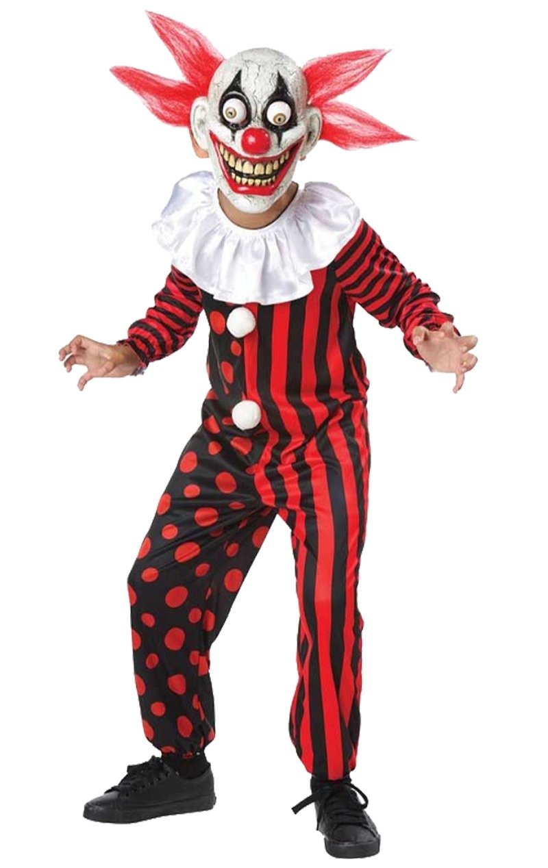 Childrens Halloween Clown Costume