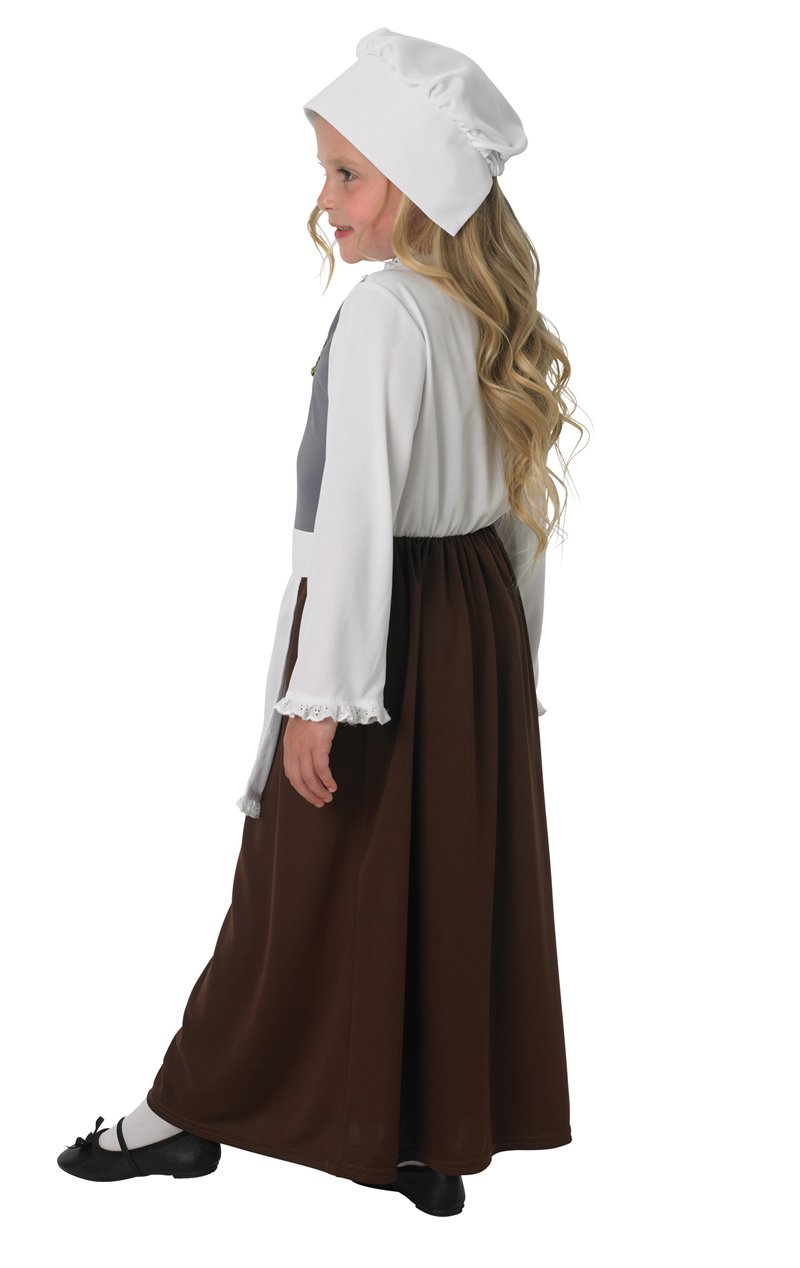 Child Tudor Maid Costume - Joke.co.uk