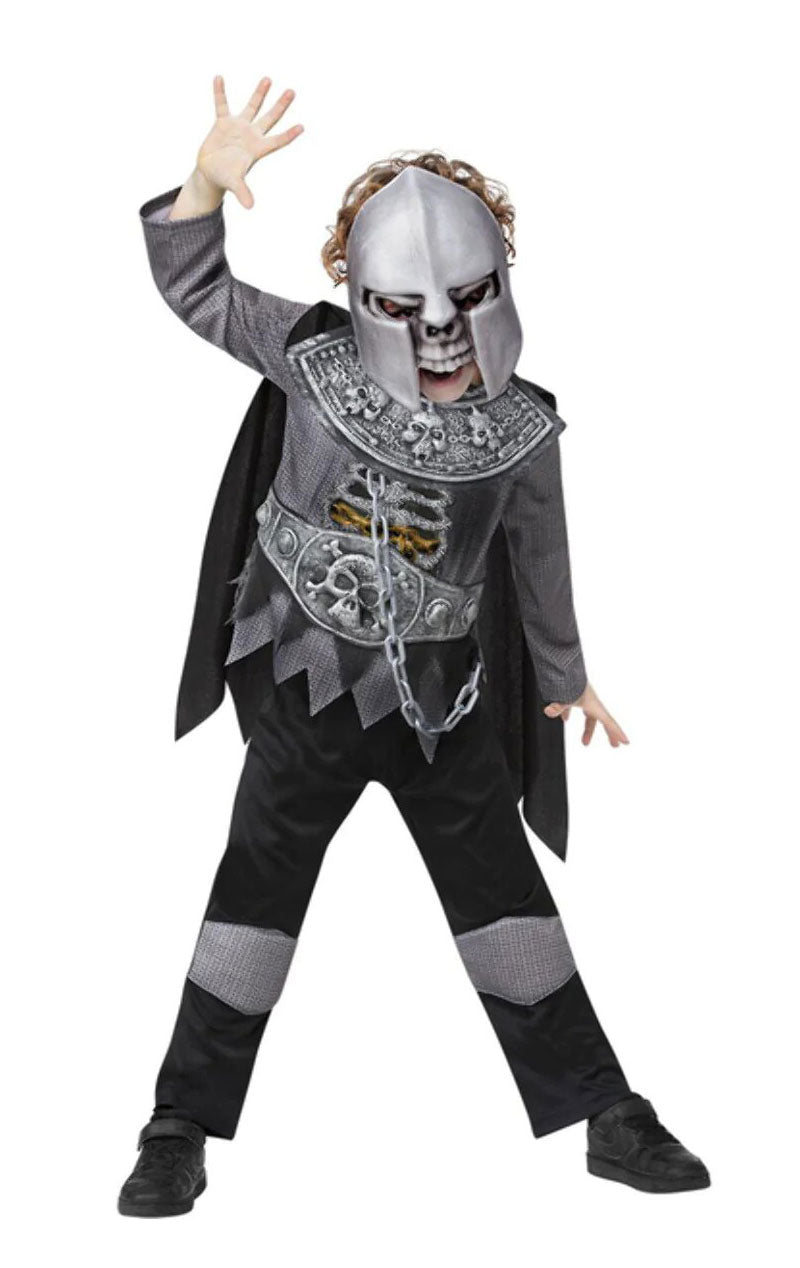 Childrens Deluxe Skeleton Knight Costume - Joke.co.uk