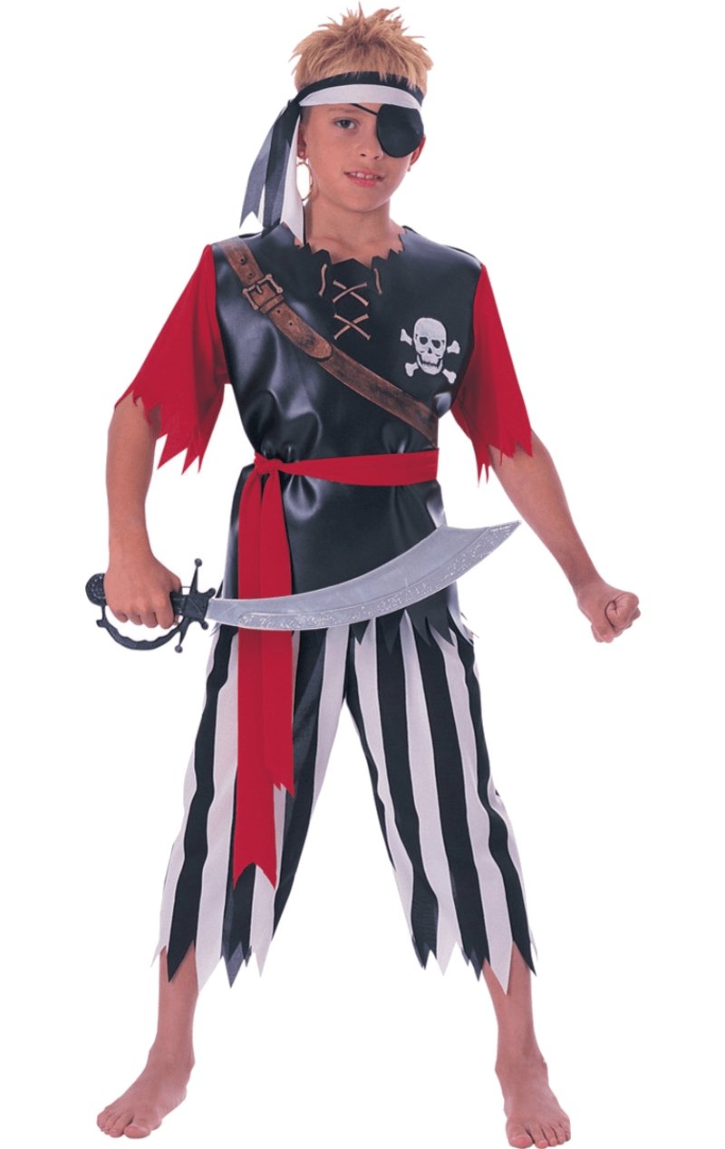 Childrens Pirate King Outfit - Joke.co.uk