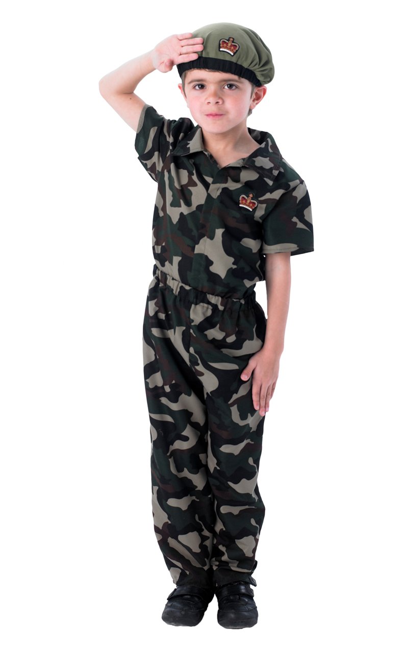 Childrens Soldier Costume - Joke.co.uk