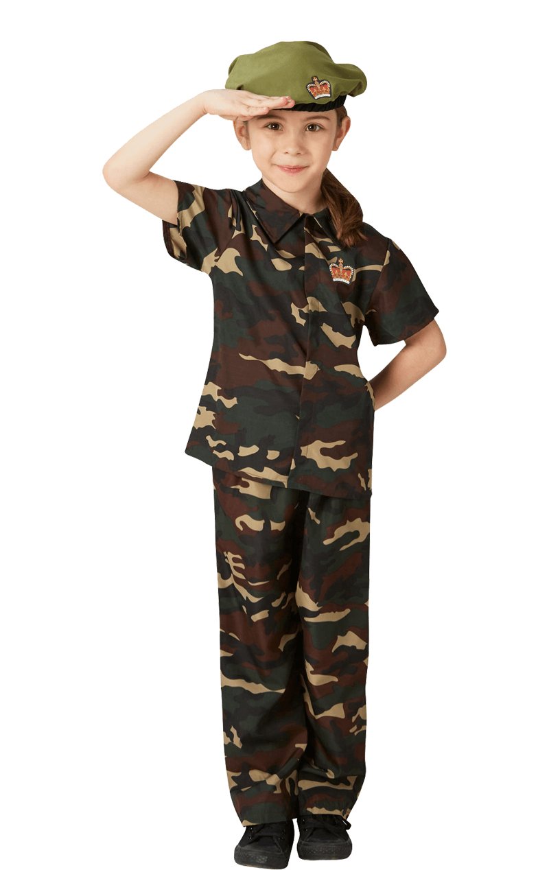Childrens Soldier Costume - Joke.co.uk