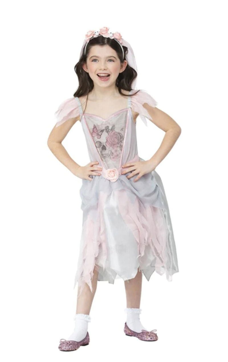 Childrens Vintage Ghost Bride Costume - Joke.co.uk