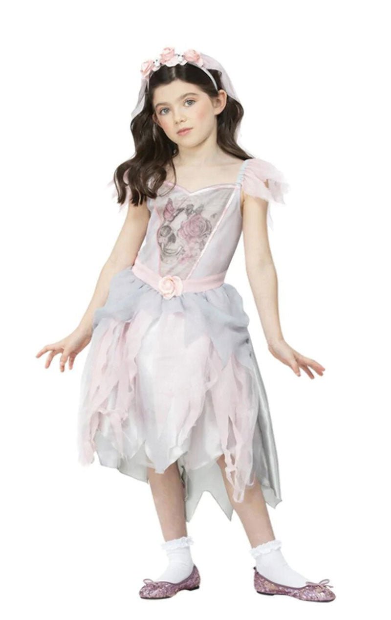 Childrens Vintage Ghost Bride Costume - Joke.co.uk