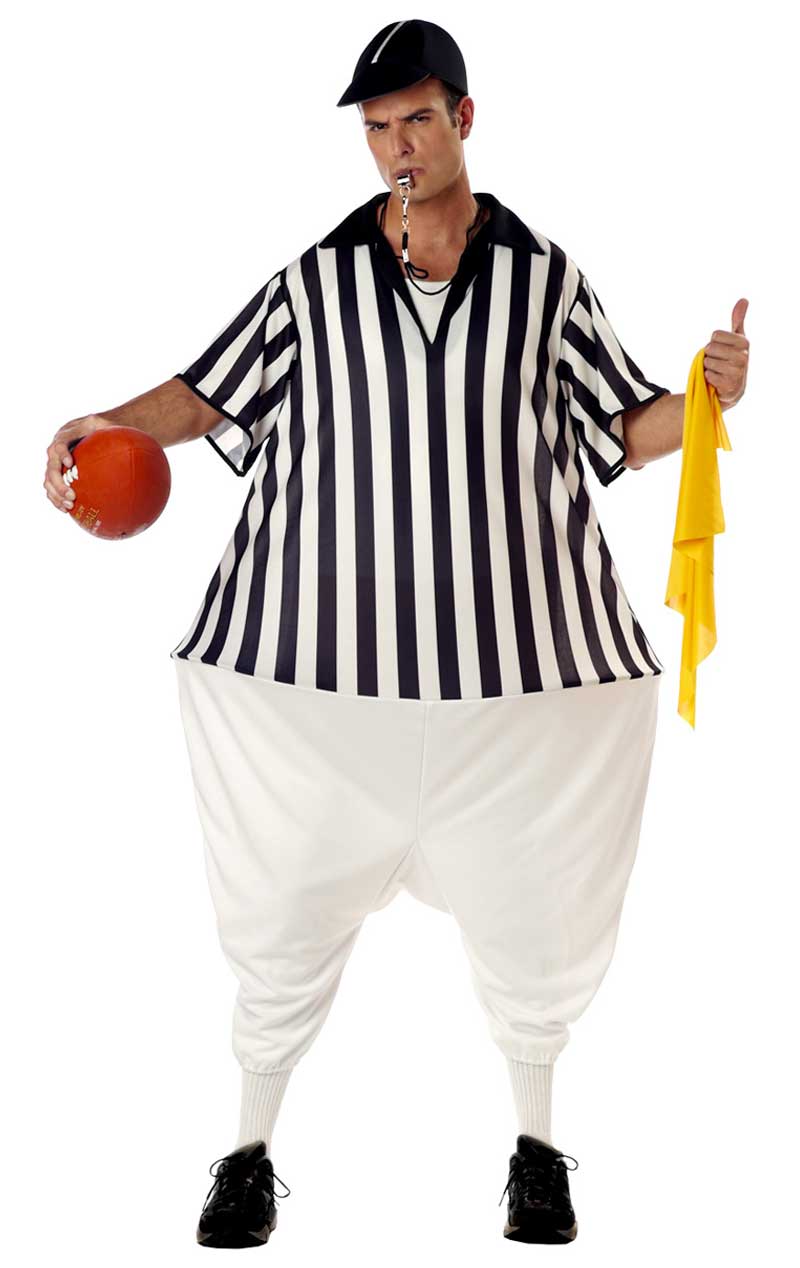 Fat Referee Hoopster Costume - Joke.co.uk