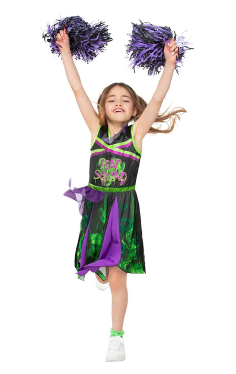 Girls Toxic Cheerleader Halloween Costume - Joke.co.uk