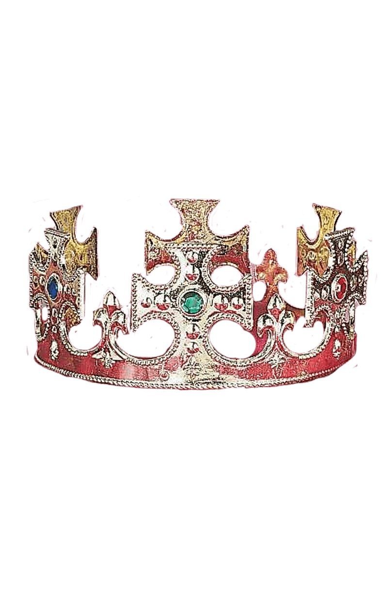 Golden Royal Crown Accessory - Joke.co.uk