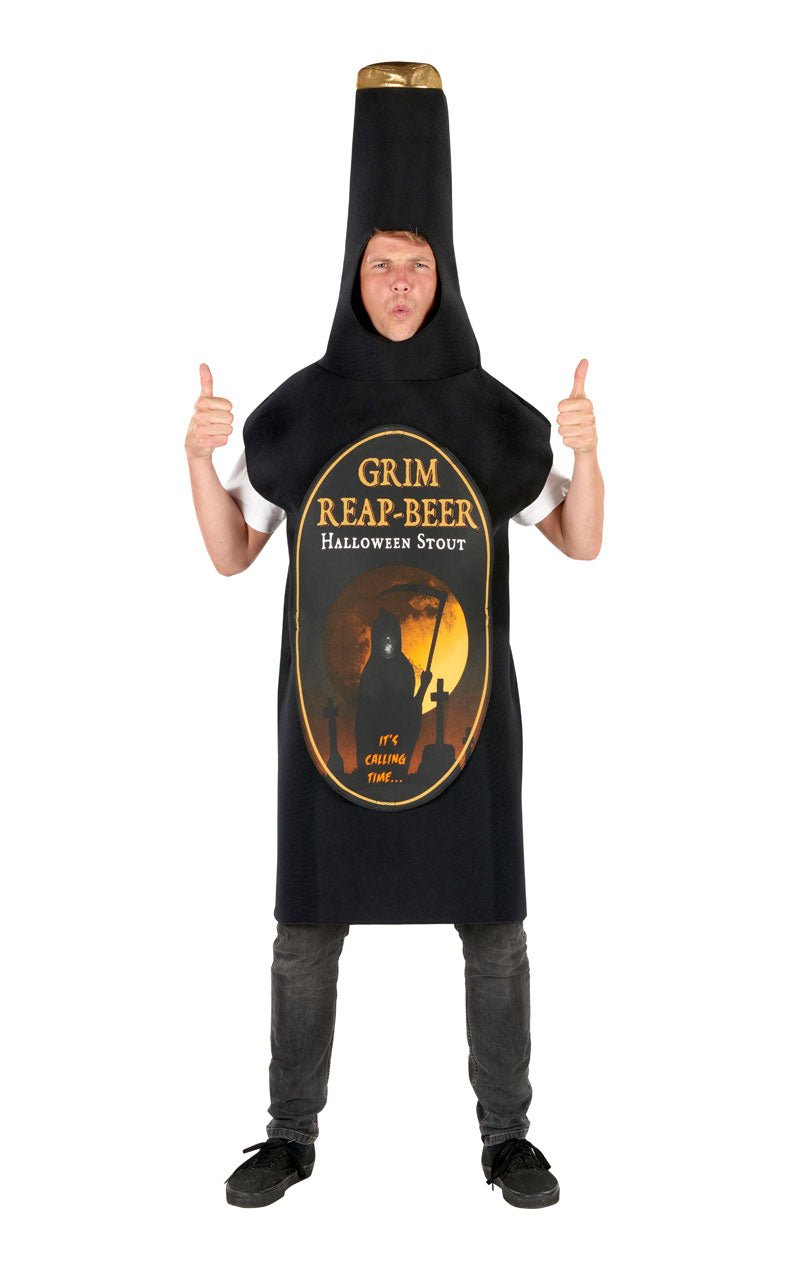 Grim Reaper Beer Bottle Costume - Joke.co.uk