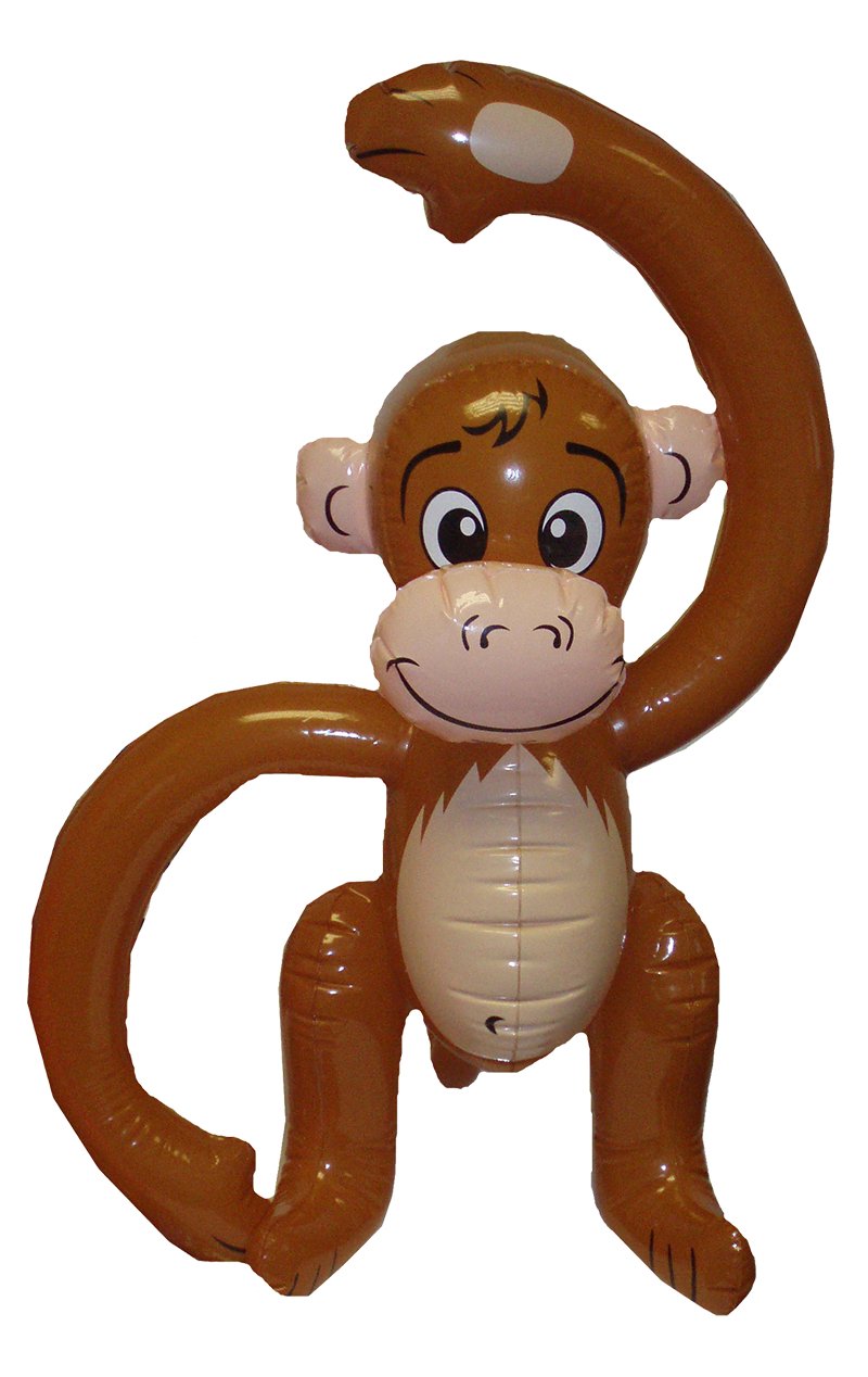 Inflatable Lil Monkey Decoration - Joke.co.uk