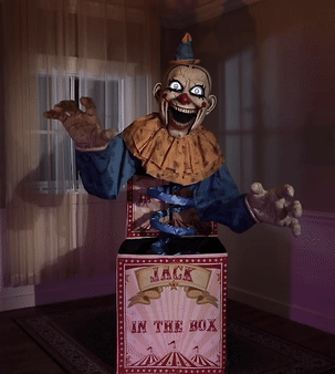 Jack In The Box Animated Halloween Decoration - Joke.co.uk