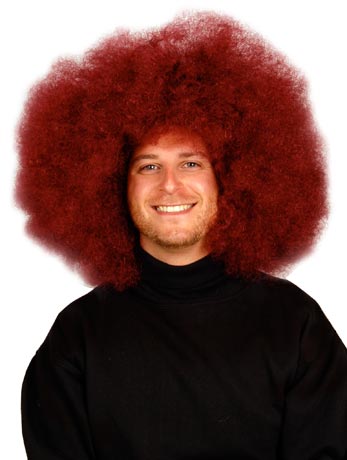 Jumbo Red Afro Wig - Joke.co.uk