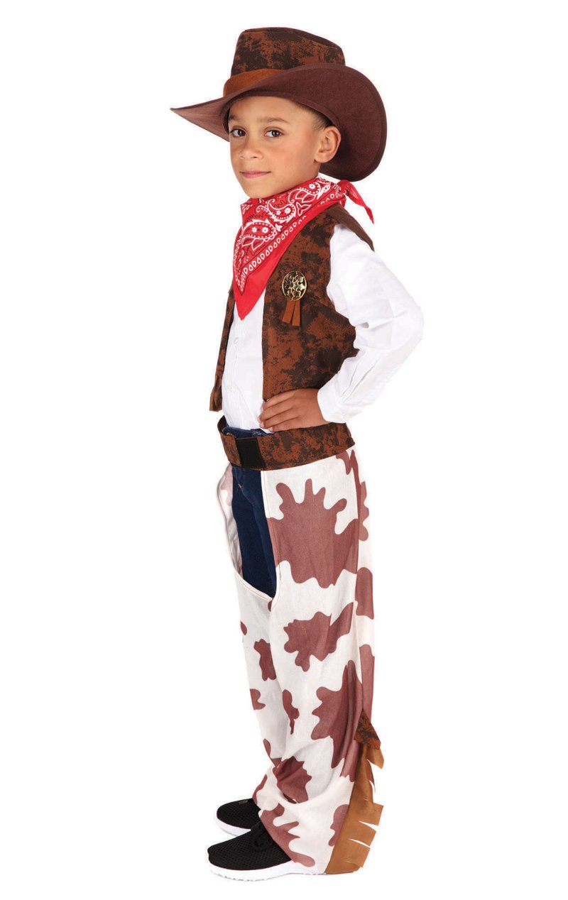 Kids Cowboy Costume with Hat - Joke.co.uk