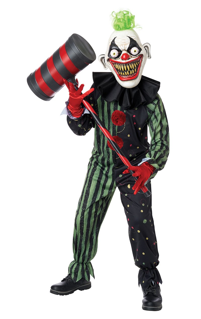 Kids Crazy Eyed Clown Costume - Joke.co.uk