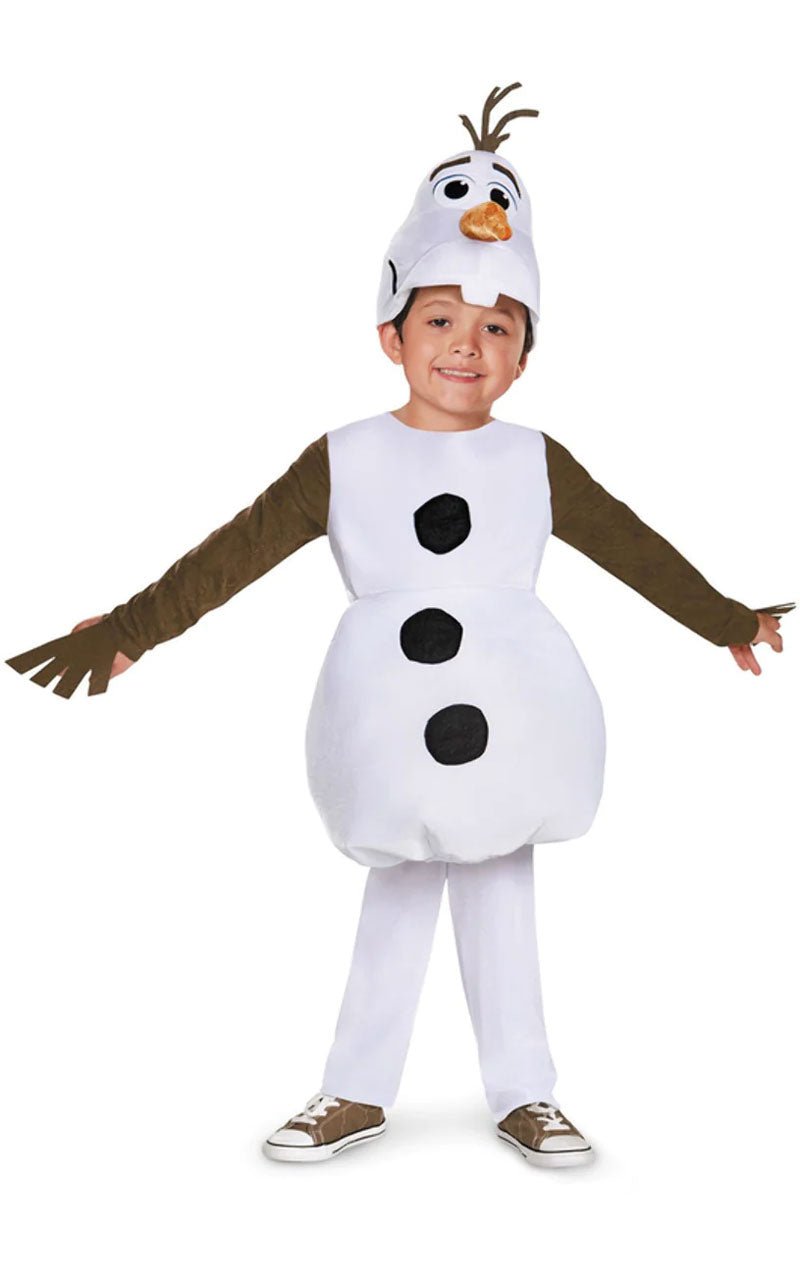 Kids Deluxe Olaf Frozen Costume - Joke.co.uk