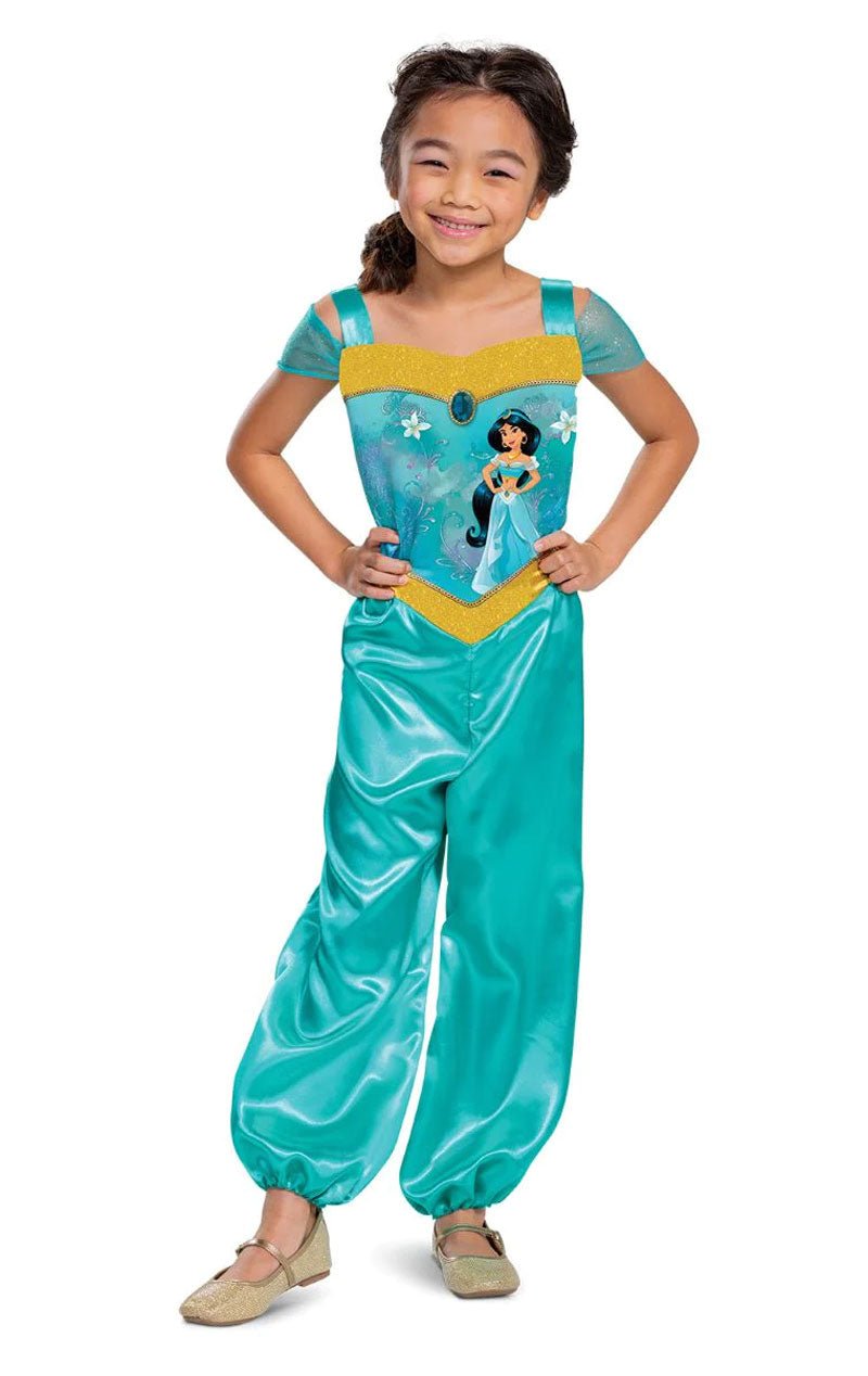 Kids Disney Jasmine Basic Plus Costume - Joke.co.uk