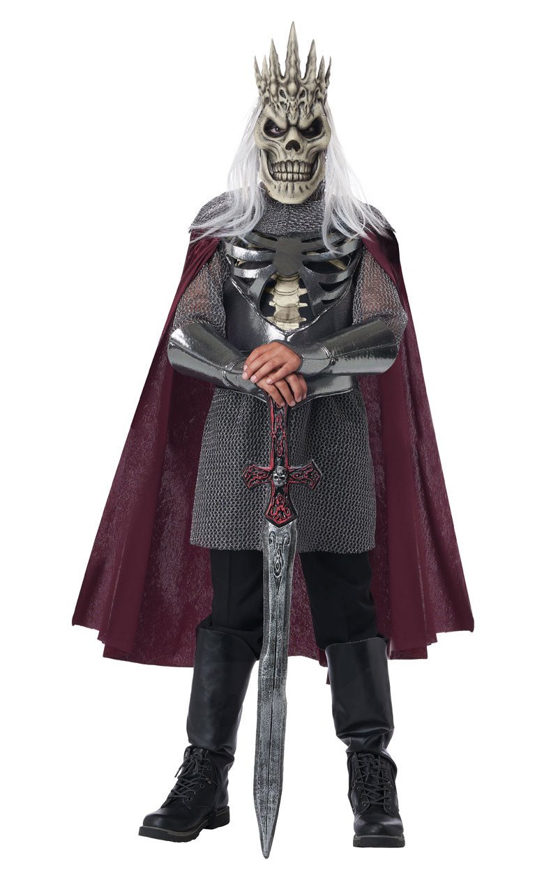 Kids Fearsome Skeleton King Costume - Joke.co.uk